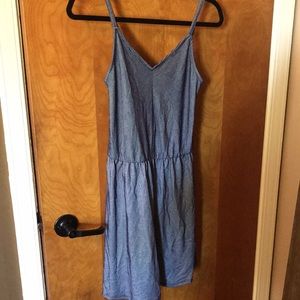 Universal Thread blue and white striped dress